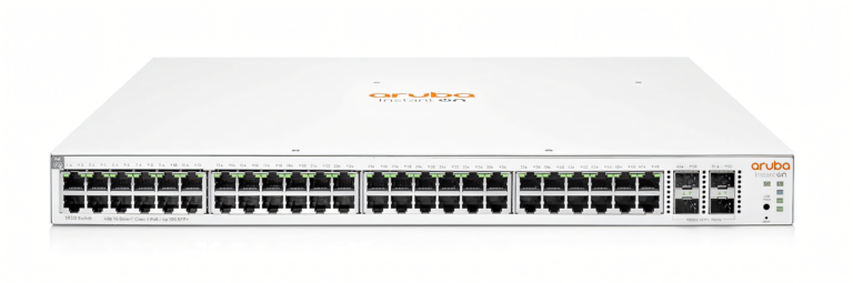 Aruba Instant On 1930 48-Port Gb Ethernet 48xGE PoE (370W), 4X 1G/10G SFP+, L2+ Smart Switch