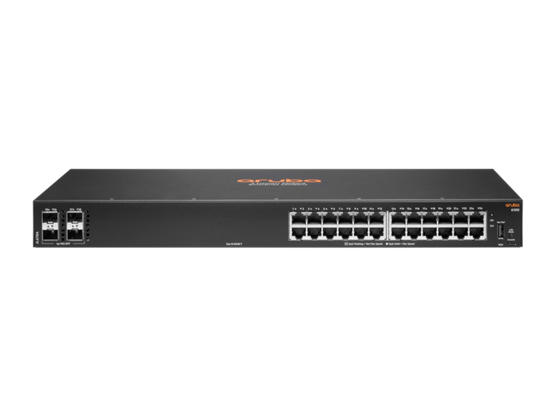 HPE-Aruba-Networking-CX-6100-24G-4SFP-Switch
