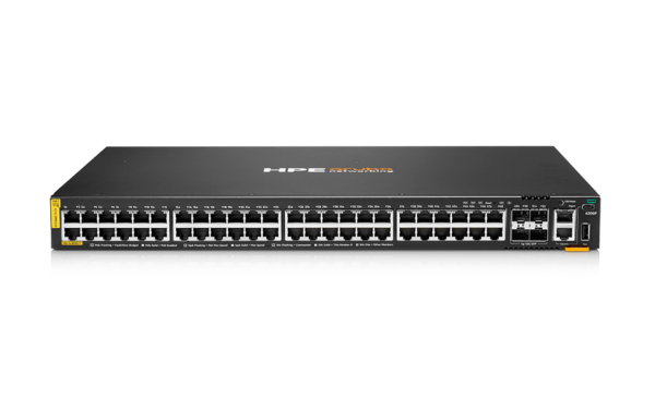 HPE Aruba Networking CX 6200F 48G Class‑4 PoE 4SFP 370W Switch
