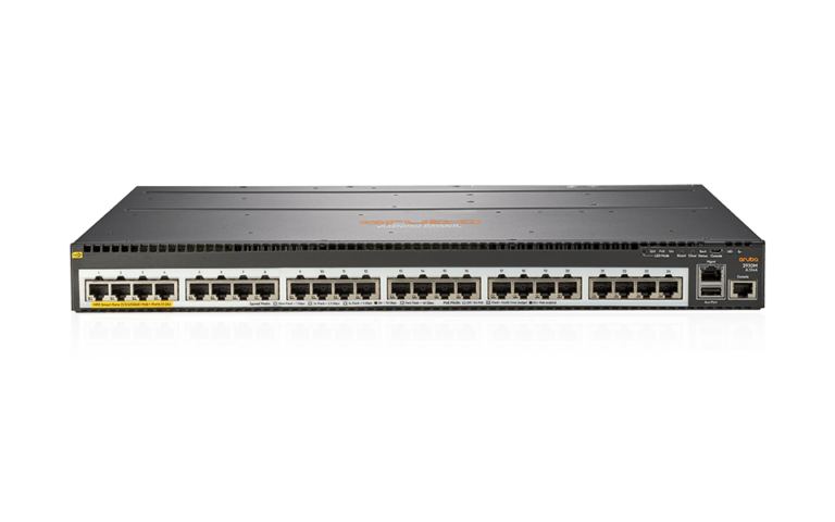 24 HPE Smart Rate PoE+ 1-slot Switch (JL324A)