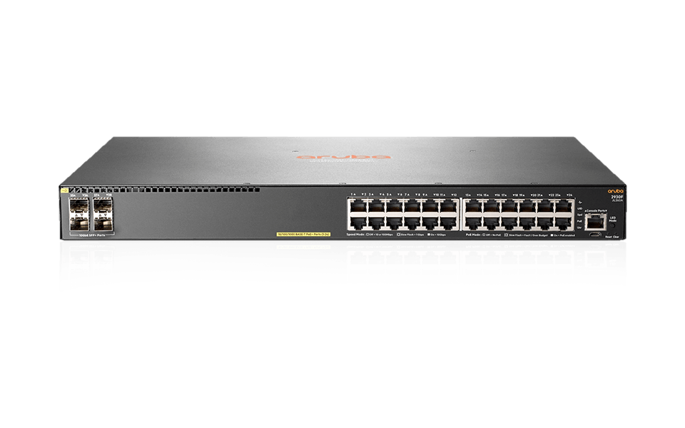 2930F 24G PoE+ 4SFP+ TAA Switch (JL263A)