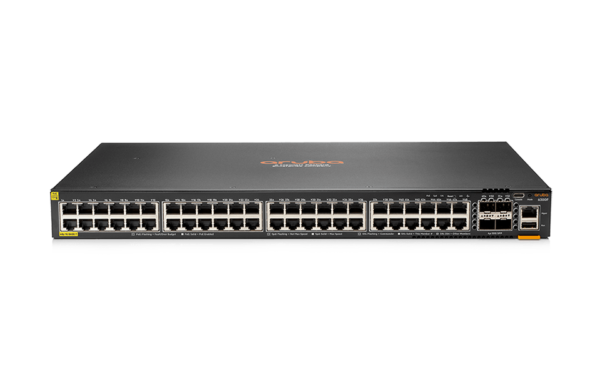 HPE Aruba Networking 6300F 48-port 1GbE Class 4 PoE and 4-port SFP56 Switch (JL665A)