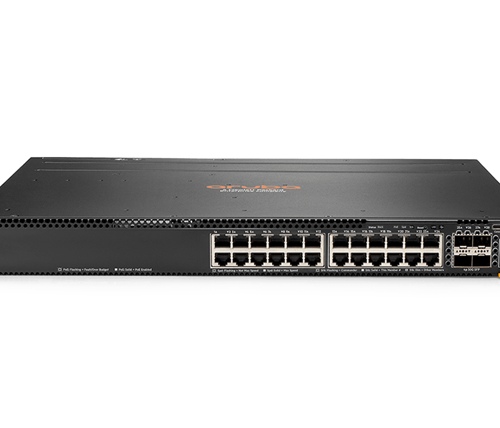 HPE Aruba Networking 6300M 24-port 1GbE Class 4 PoE and 4-port SFP56 Switch (JL662A)