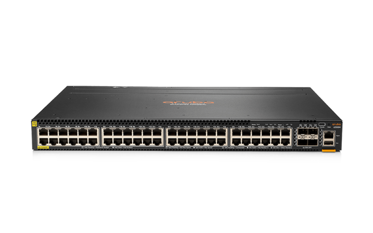 HPE Aruba Networking 6300M 48-port 1GbE Class 4 PoE and 4-port SFP56 Switch (JL661A)