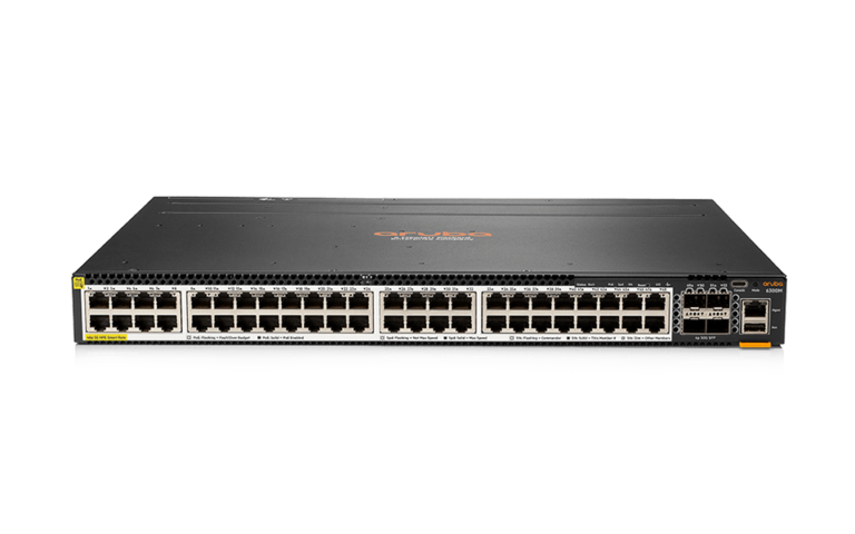 HPE Aruba Networking 6300M 48-port HPE Smart Rate 12.55GbE Class 6 PoE and 4-port SFP56 Switch (JL659A)